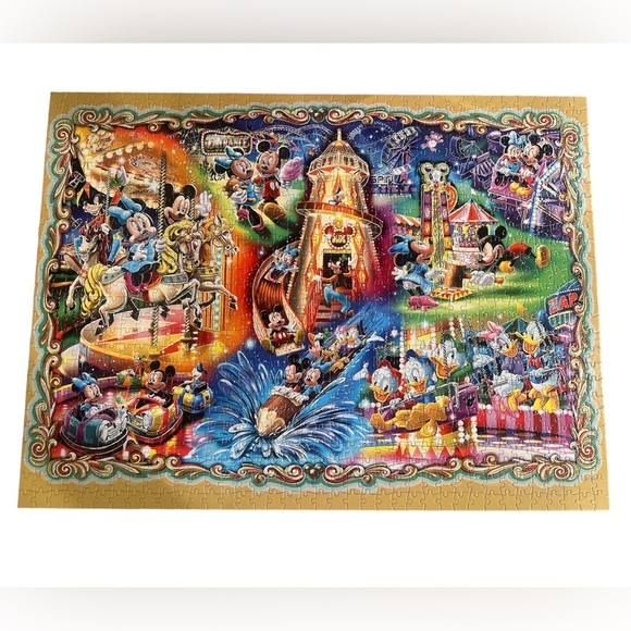 Ceaco - Silver Select - Disney - Mickey's Carnival - 1000 Piece Jigsaw Puzzle. - Picture 2 of 7